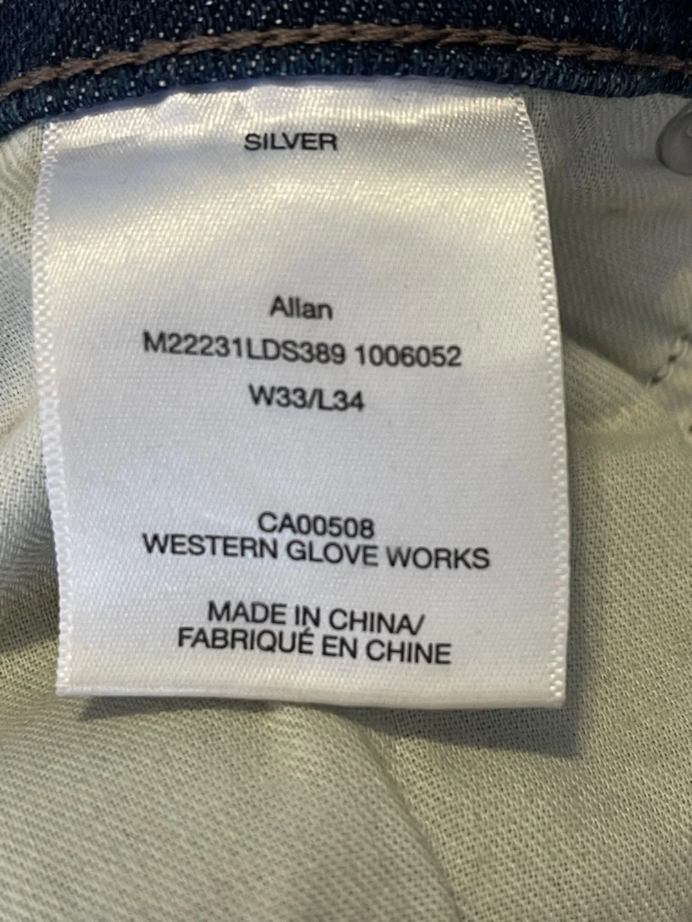 Silver Jeans Men’s W33/L34 Straight-Leg Jeans in Faded Blue - Picture 3 of 3
